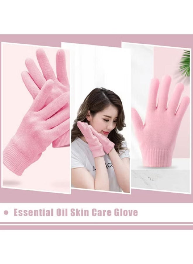 طقم قفازات وجوارب من جل السيليكون مكون من 4 قطع - Image 1